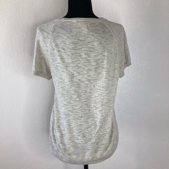 🔺SOLD🔻 J Crew Women's Metallic Shiny Top Size - Picture 5 of 7